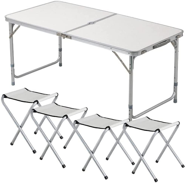 Стіл для пікніка що складається з 4-ма стільцями